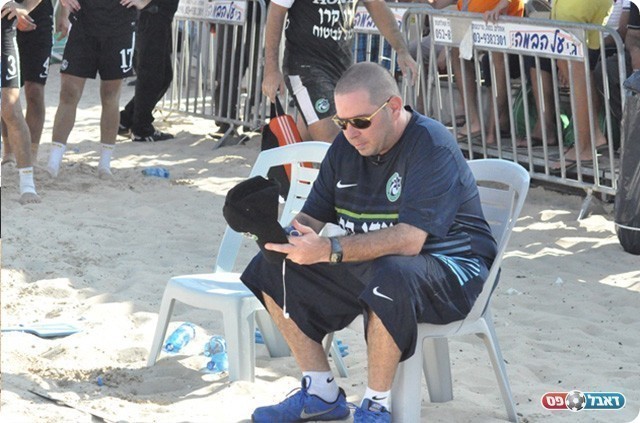 מאמן מכבי חיפה בסיום, עידו קרן (חאדר אניס)